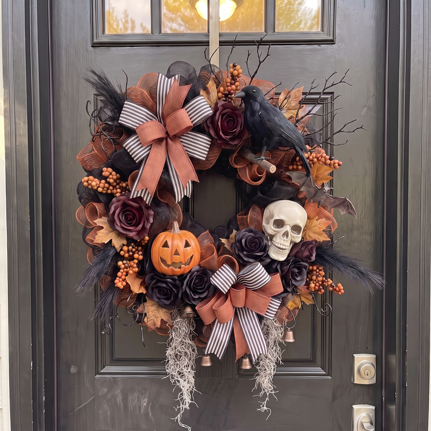 Halloween Graveyard Wreath