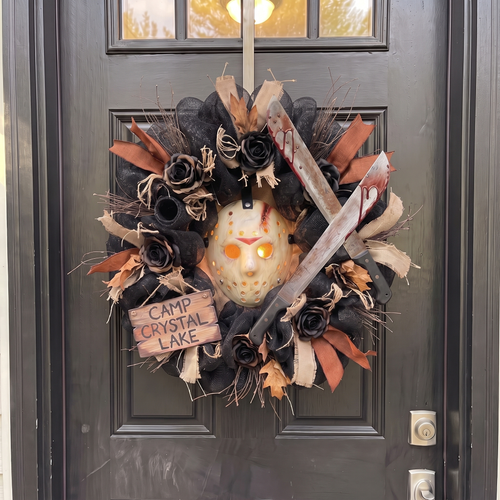 Jason Halloween Wreath